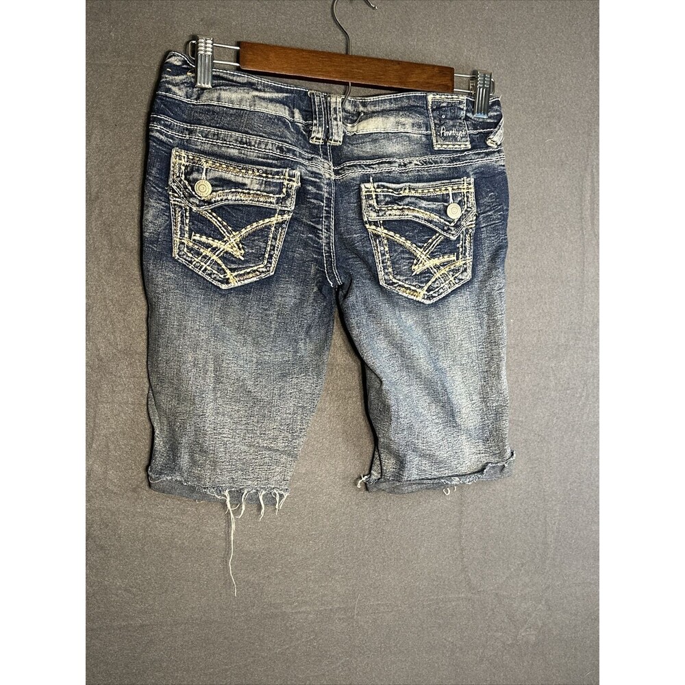 Amethyst Womens Shorts Cuffed Low Rise Juniors Size 3 Measured 27x10.5